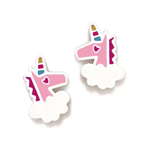 Brincos Agatha Ruiz de la Prada Roscas Unicórnio Rosa Rosca 033ROS