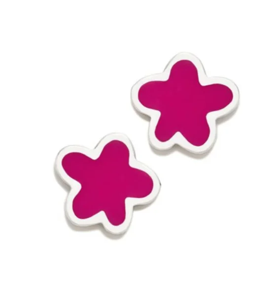 Brincos Agatha Ruiz de la Prada Superagatha Nuvem Fucsia 081SUP