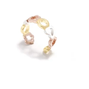 Anel Agatha Ruiz de la Prada Anita Tricolor Ajustável