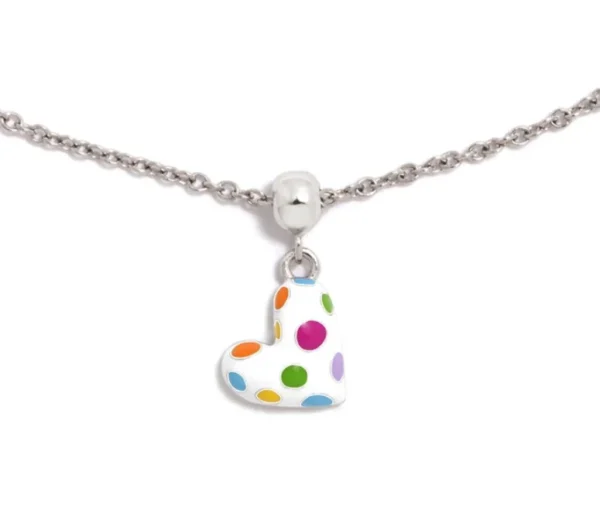 Berloque Agatha Ruiz de la Prada Charms Coração Bolinhas