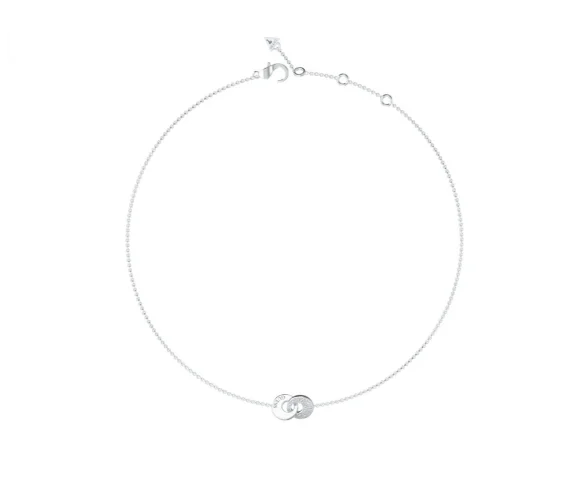 Colar GUESS 2 Circulos Entrelaçados JUBN05219JWRHT-U
