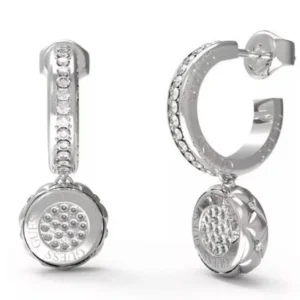 jube04596jwrht-u Argolas de Tornilho GUESS Símbolo Ping, Aro com Zircónias JUBE04596JWRHT-U