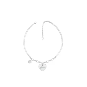 Colar GUESS Coração e Corrente JUBN05148JWRHWHT-U