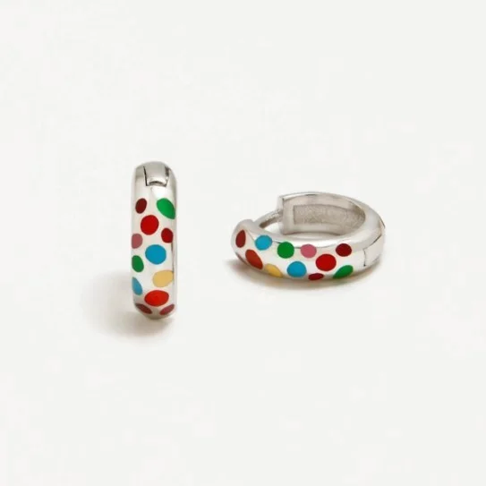 Argolas Agatha Ruiz de la Prada New Criolla Bolinhas Clips 020PEC