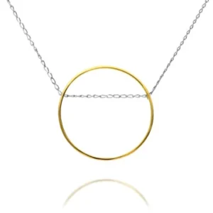 Colar FIDDA Elegancce Bicolor Comprido 08-N058