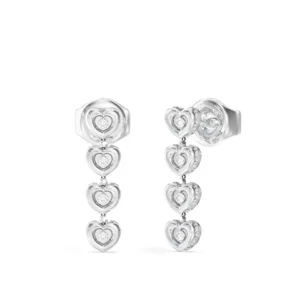 Brincos GUESS L.O.V.E. Prateados JUBE05473JWRHT-U