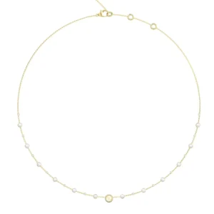 Colar GUESS Tiny Pearly Dourado JUBN05515JWYGT-U