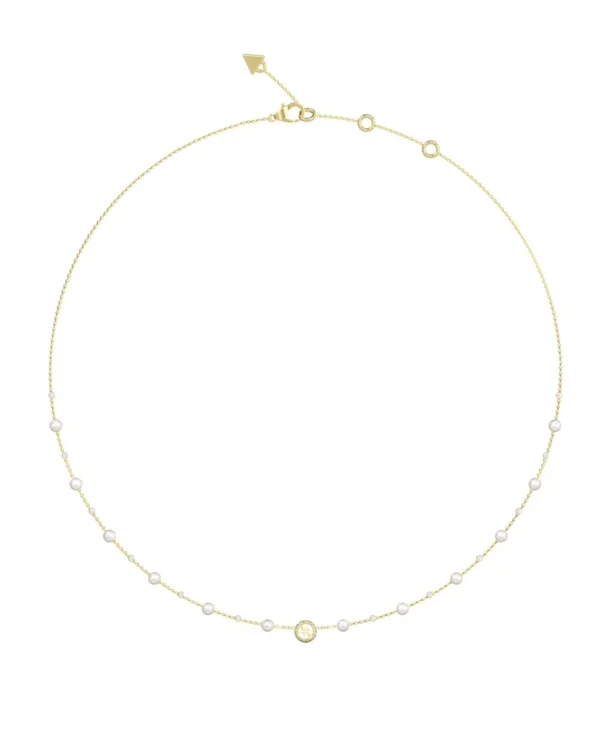 Colar GUESS Tiny Pearly Dourado JUBN05515JWYGT-U