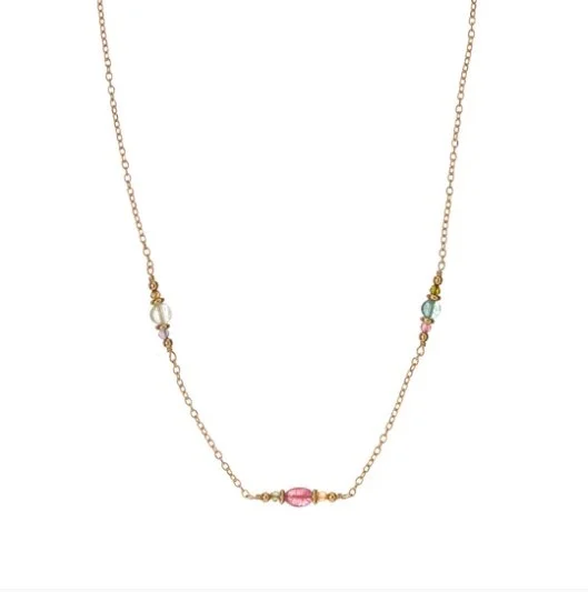 Colar Alisia Jasmine Stones Qz AL5278