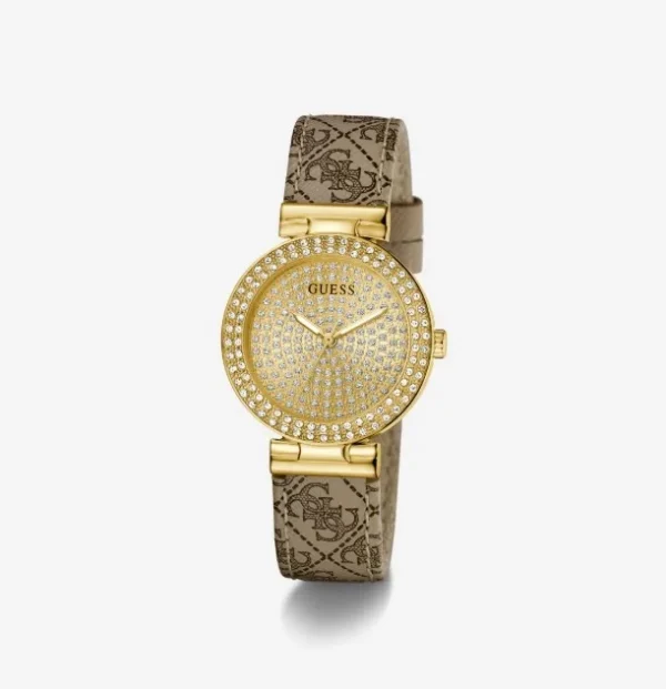 Relógio GUESS Ivy Dourado/Castanho GW0943L2