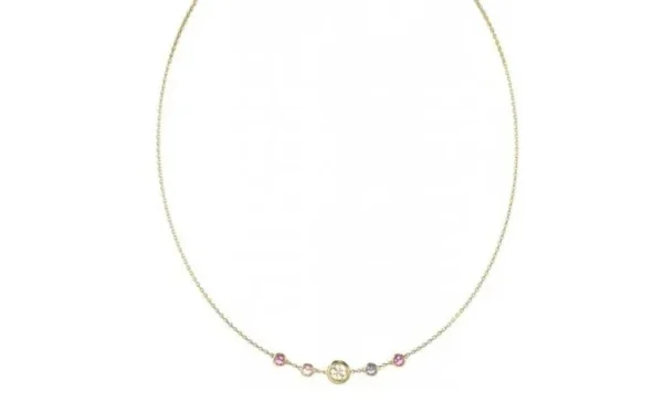 Colar GUESS Pedra Azul e Verde JUBN05097JWYGAQT-U