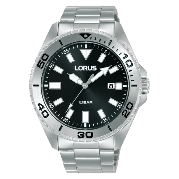 Relógio Lorus Sports Tipo Diver Mostrador Preto RXH59KX9