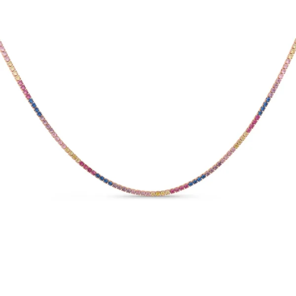 Gargantilha Inês Rochinha Rosé Riviera Colorida Tennis IR.CL4245RMCZ