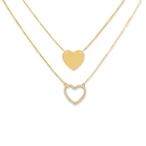 Colar Inês Rochinha Escapulário Corações IR.CL5149DCZ