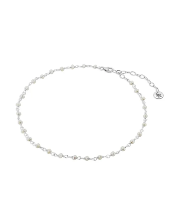 Pulseira Inês Rochinha Tornozelo Aqua Pérola IR.PE3110P