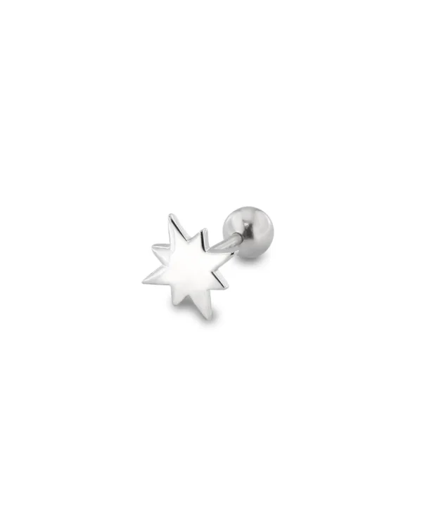 Piercing Inês Rochinha Prateado Astro IR.PR037P