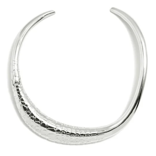 Gargantilha Pertegaz Aço Croco Silver PER4765
