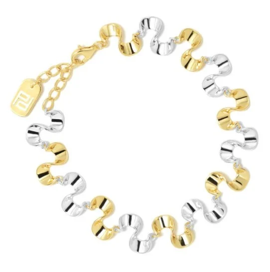 Pulseira Pertegaz Rocio Bicolor New Eses Prata PPL373B