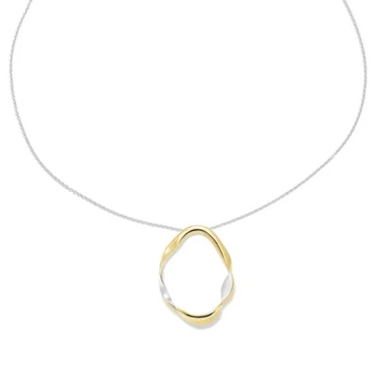 Colar Pertegaz Rocio Bicolor Cera Prata PPL393B