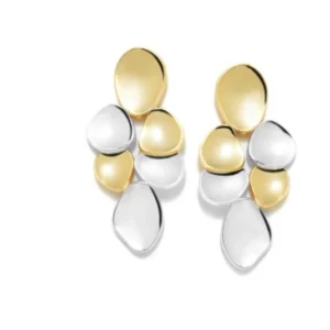 Brincos Pertegaz Rocio Bicolor Vendimia Prata PPL395B