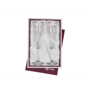 Conjunto Copos Flutes c/ Alianças GA4216A