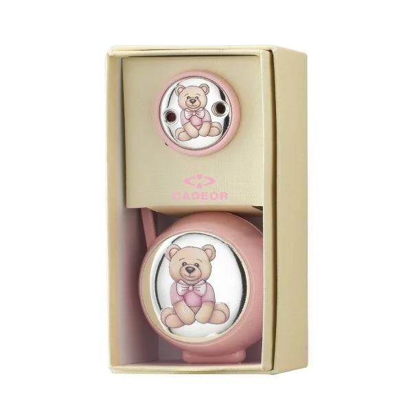 Conjunto Malote + Corrente Chupeta Urso A38ECNF236