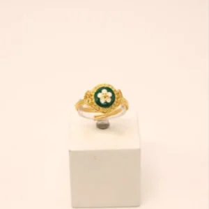 Anel Sentimento Caramujo Verde Ajustável ANEP9255086