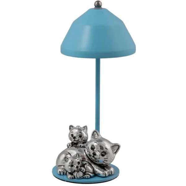 Luz de Presença Família Gatos Madeira 22 cm B4229-05C