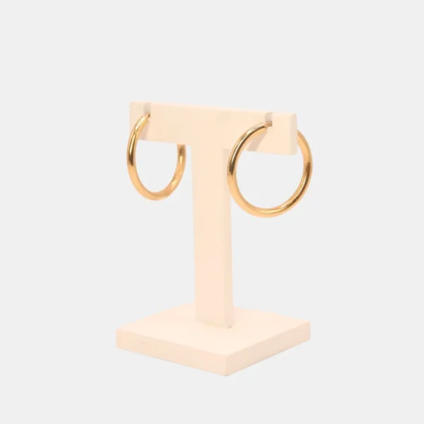 Argolas Ouro Amarelo Tradicionais 28 mm