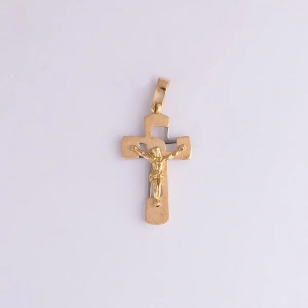 Cruz Ouro amarelo e Ouro Branco CRZO8004058