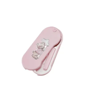 Estojo Talheres Urso e Estrela Rosa EV3703/03B