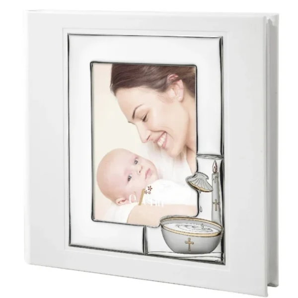 Albúm com Moldura Batismo Grande 30x30 EV6092/30