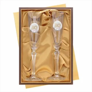 Conjunto Flutes 50º Casamento GA4352C