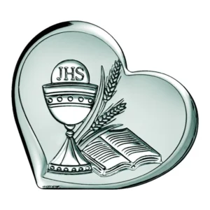 Bibelot Coração Comunhão Bilaminado 9,2x9,0cm AE6542/1W