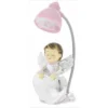Luz de Presença Mini Anjo Coração Rosa B4188-04R