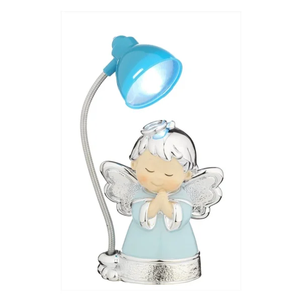 Luz de Presença Mini Anjo Coração Rosa B4188-04R