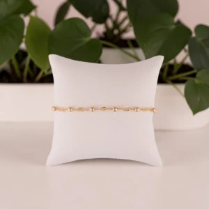 Pulseira Ouro Amarelo Roca e Bola PLSO8000149