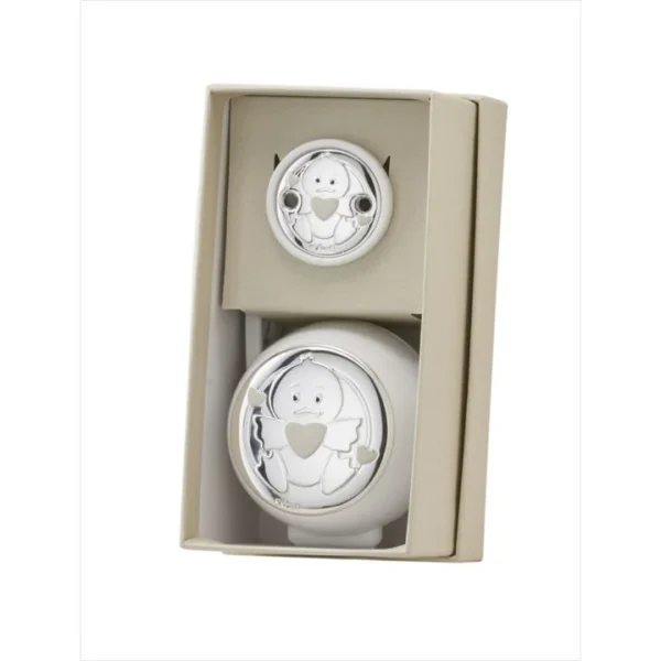 Malote + Corrente Chupeta Pato Branco EV3544/01B