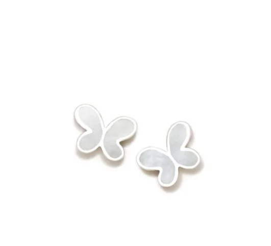 Brincos Agatha Ruiz de la Prada Borboletas Madrepérola Roscas 038ROS