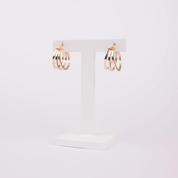 Argolas Ouro Tricolor BRIO8004494