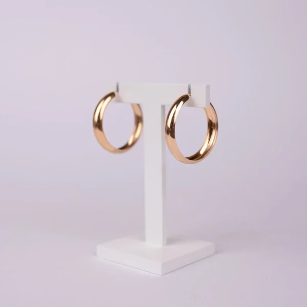 Argolas Ouro Amarelo 1/2 Cana BRIO8004902