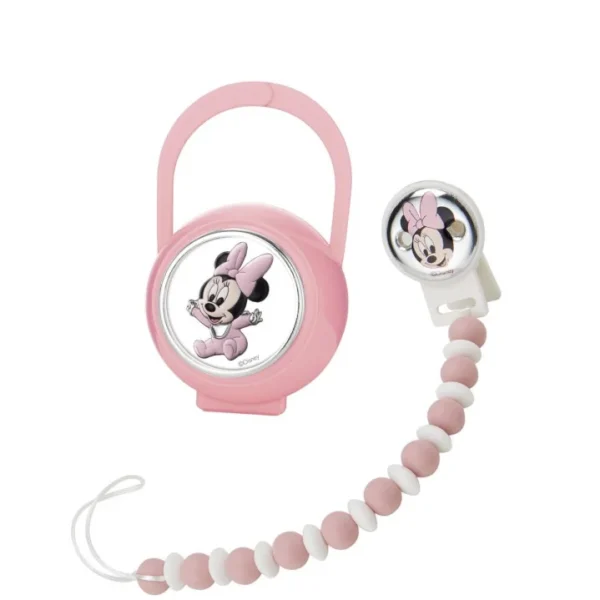 Malote e Porta Chupetas Minnie Rosa D567RA