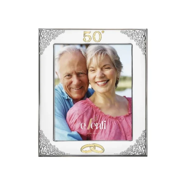 Moldura Alianças 50º Anos Casamento EV9340/15C