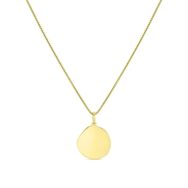 Colar Inês Rochinha P. Dourada Coffret Aura Orbe IR.CL3166D
