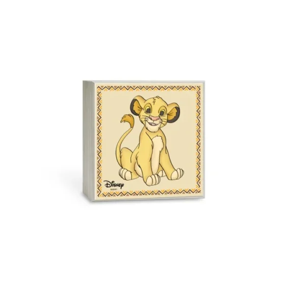 Luz de Presença Madeira Simba Rei Leão 14x14 D714