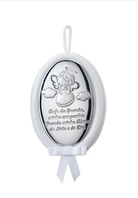 Placa Berço Oração Anjo da Guarda EV5104/01PB