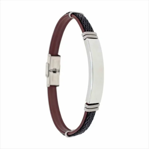 Pulseira Avanty Preta e Castanha AV0270