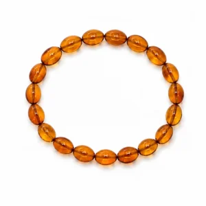 PE150039110 Pulseira Elástica Âmbar Cognac Adulto