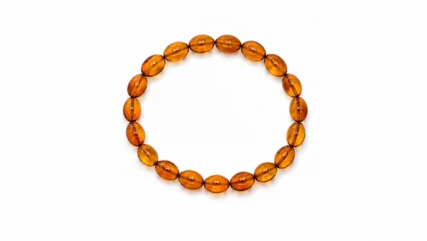 PE150039110 Pulseira Elástica Âmbar Cognac Adulto