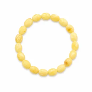 PE150040110 Pulseira Elástica Âmbar Manteiga Adulto